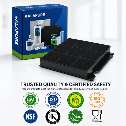 Alapure Koolstoffilter geschikt voor Electrolux MCFE01 / 9029800456 / Type 15 / 9029793818 / E3CFE15