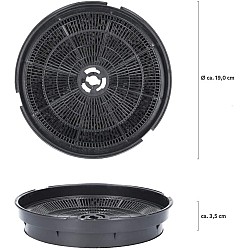 Airlux Koolstoffilter 89000751 / D180 / 34468 / CR300