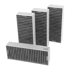 Alapure CleanAir Koolstoffilter geschikt voor Neff 17007439 / 17004806 / Z821VR0 / 17007505