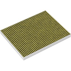 Alapure CleanAir Plus Koolstoffilter geschikt voor Neff 17004039 / Z52JXB1X6 (3 St.)​​​​​​​