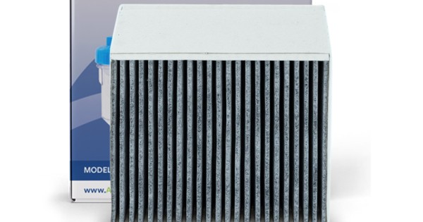 Comedes actieve koolstoffilter geurfilter compatibel met Siemens/Bosch/Neff/ Gaggenau afzuigkappen | Als vervanging voor originele filter LZ56200/DSZ5201/DZZ1XX1B6 (4 stuks