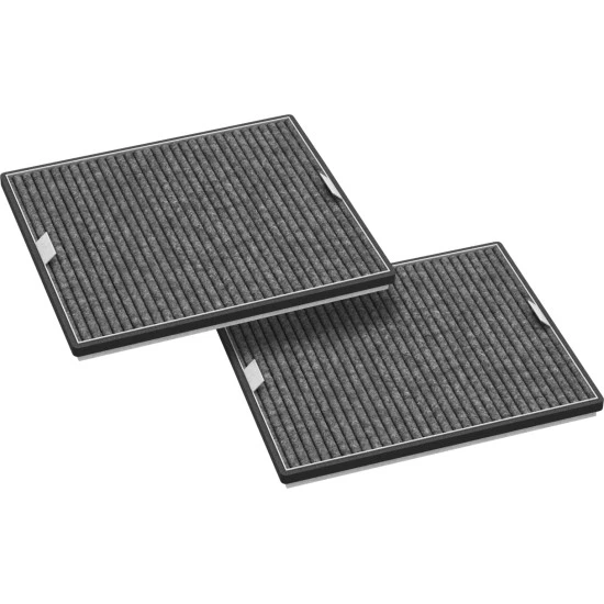 Alapure HFK4560 Compatible met Miele Koolstoffilter DKF16-P / 7932320 ​(2 St.)
