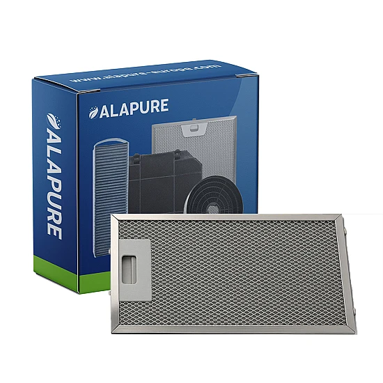 Alapure Metaalfilter geschikt voor Novy 563-8045 / 6830020 308x148mm Alapure Metaalfilter geschikt voor Novy 563-8045 / 6830020 308x148mm
