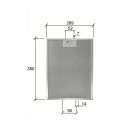 Alapure Metaalfilter geschikt voor Elica 380x290mm GF03RB