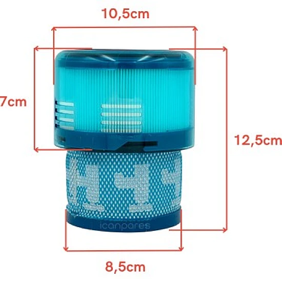 Alapure HEPA-filter geschikt voor Dyson Gen5 detect / 972352-01 / Absolute Alapure HEPA-filter geschikt voor Dyson Gen5 detect / 972352-01 / Absolute