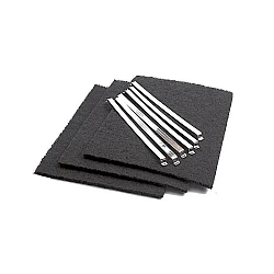 Alapure Koolstoffilter geschikt voor Brandt 79X8361 / AK204AE1 (3st.)