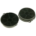 Alapure Koolstoffilter geschikt voor Beko KF9189387005 / 15596 (2st.)