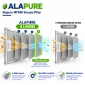 Alapure Metaalfilter geschikt voor Siemens 362380 / 00362380 320x220mm