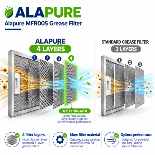 Alapure Metaalfilter geschikt voor Constructa 703451 / 00703451 358x265mm