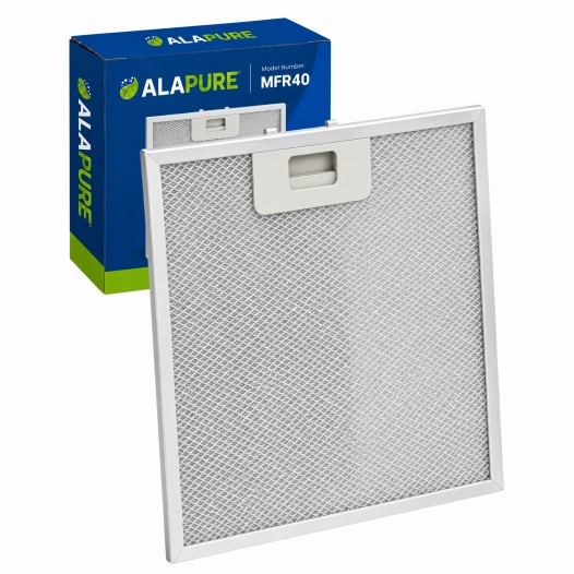 Alapure Metaalfilter geschikt voor Hotpoint-Ariston 480122102168 306x267x9mm
