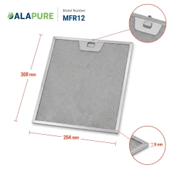 Alapure Metaalfilter geschikt voor Franke 1330071330 300x252x9mm