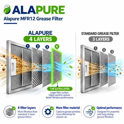 Alapure Metaalfilter geschikt voor Roblin 1330071330 300x252x9mm