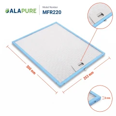 Alapure Metaalfilter geschikt voor Siemens 11013941 300x253mm