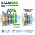 Alapure Metaalfilter geschikt voor Electrolux 4055110128 300x250x7mm