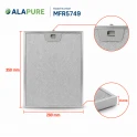 Alapure Metaalfilter geschikt voor Neff 12005749 350x280x8mm