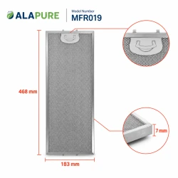 Alapure Metaalfilter geschikt voor Etna 401468 / 89001193 468x183x7mm