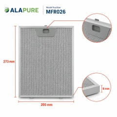 Alapure Metaalfilter geschikt voor AEG 4055073441 205x273mm