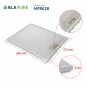 Alapure Metaalfilter geschikt voor Inventum 40600909001 340x275mm