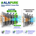 Alapure Metaalfilter geschikt voor Novy 315x230mm 506-8030
