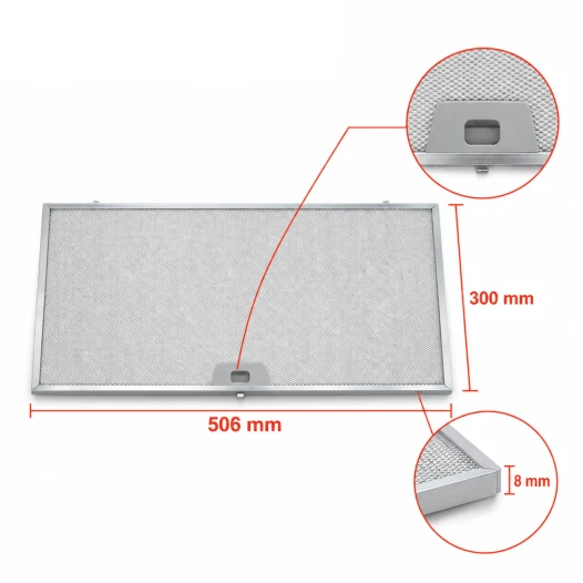 Ikea Metaalfilter 4055135349 506x300x8mm