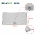 Alapure Metaalfilter geschikt voor Ikea 4055135349 506x300x8mm