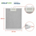 Alapure Metaalfilter geschikt voor Atag 18831 / 88017203 318x258x8mm