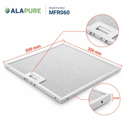 Alapure Metaalfilter geschikt voor Balay 362381 / 00362381 320x330mm