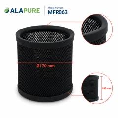 Alapure Metaalfilter geschikt voor Elica ACC0196769 170x180mm