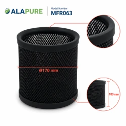 Alapure Metaalfilter geschikt voor AEG 4055380499 170x180mm