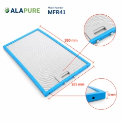 Alapure Metaalfilter geschikt voor AEG 4055107017 380x283mm