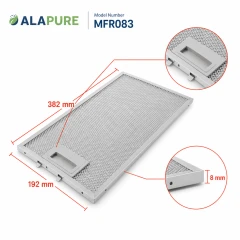 Alapure Metaalfilter geschikt voor Bosch 11022472 382x192x8mm