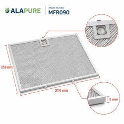 Alapure Metaalfilter geschikt voor Franke 133.0261.220 253x314mm