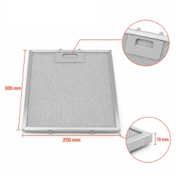 Amica Metaalfilter 1006926 300x250x8mm 