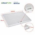 Alapure Metaalfilter geschikt voor Juno 80877780 300x430x10mm