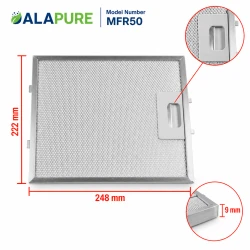 Alapure Metaalfilter geschikt voor Turboair GF04MC 227x224x9mm
