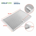 Alapure Metaalfilter geschikt voor Novy 563-8040 401x247mm