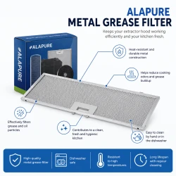  Alapure Metaalfilter geschikt voor Bauknecht 453x147mm 481248058288