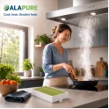Alapure CleanAir Koolstoffilter geschikt voor Constructa 17007505 / 17004796 / 17006669 / CZ9VRCR0