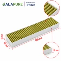Alapure HFK822 CleanAir filter geschikt voor HEZ381700 / 17000822 / CA282110
