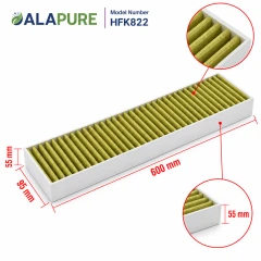 Alapure CleanAir filter geschikt voor Siemens HZ381700 / 17000822