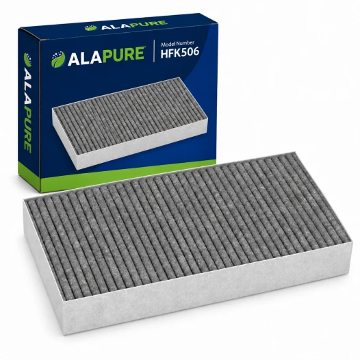Alapure CleanAir Active-Koolfilter geschikt voor Bosch 11018621 / AA210110 / 11010506