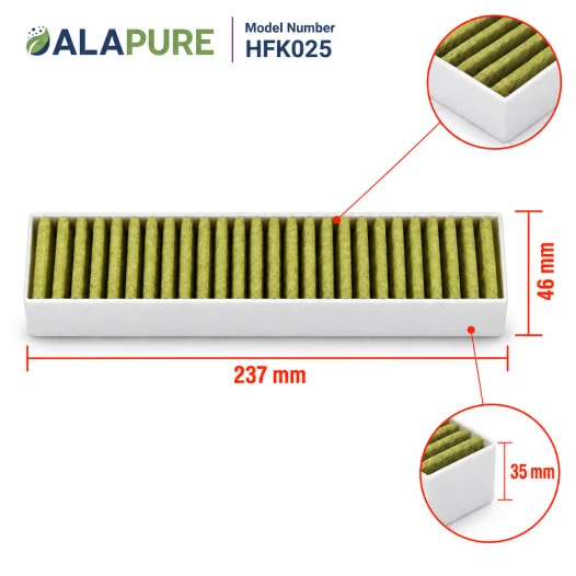 Alapure CleanAir Plus Koolstoffilter geschikt voor Gaggenau 17005381 / AA200100