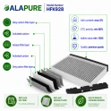 Alapure CleanAir Koolstoffilter geschikt voor Constructa 11049702  / 11026771 / 00705432 / 705432