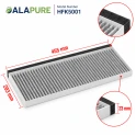 Alapure HFK5001 CleanAir Koolstoffilter geschikt voor 17006837 / 11025805 / 5Z 51ITB1X4 / DSZ4551 / LZ45510