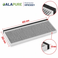 Alapure CleanAir Koolstoffilter geschikt voor Neff 17006619 / Z51ITB2X4