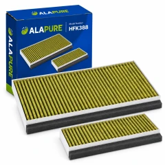 Alapure HFK388 CleanAir Plus Koolstoffilter geschikt voor 11042136 / 17005388 / 17005802 / 17001205 / DWZ1AF1B6 / Z51AFB1X6 (set)