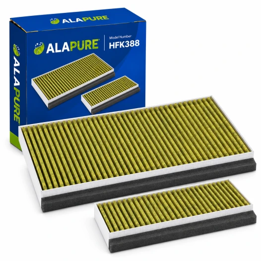 Alapure CleanAir Plus Koolstoffilter geschikt voor Bosch 17005406 (set)