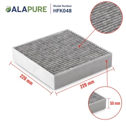 Alapure HEPA-Koolstoffilter geschikt voor Elica KIT0176157