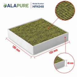 Alapure HEPA-Koolstoffilter geschikt voor Elica KIT0176157