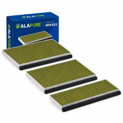 Alapure geschikt voor Bosch CleanAir Plus Koolstoffilter DWZ1BK1I6 / 17008032 (3st.)
